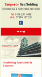 Mobile Screenshot of emperorscaffoldingltd.co.uk